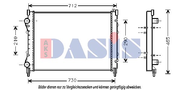 AKS DASIS Radiators, Motora dzesēšanas sistēma 181510N